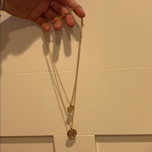 Layered coin necklace NWOT